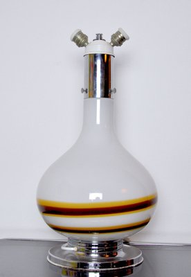 Bicolor Murano Lamp from Mazzega, Italy, 1970-EJE-954095