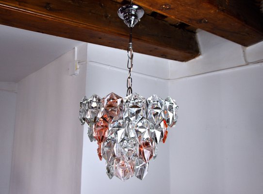 Bicolored Chandelier from Kinkeldey, 1970s, Germany-EJE-898198