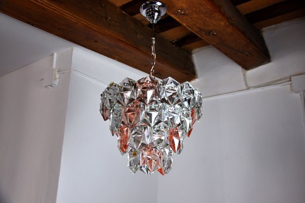 Bicolored Chandelier from Kinkeldey, 1970s, Germany-EJE-898198