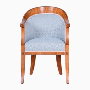 Biedermeier Armchair in Cherry Tree & Oak, Austria-Vienna, 1820s-WHY-1814662