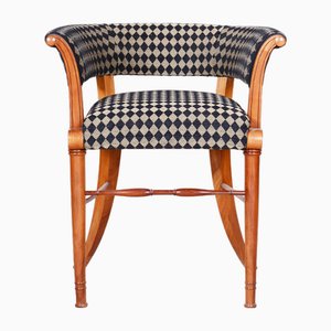 Biedermeier Armchair in Cherrywood and Ebony, Vienna, Austria, 1820s-WHY-1790756