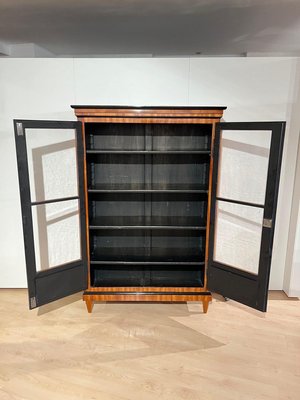 Biedermeier Bookcase, Cherry Veneer, South Germany 1820-NNB-1793931