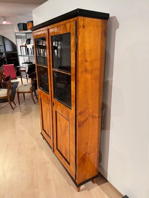 Biedermeier Bookcase in Cherry Veneer, 1820-NNB-1788051