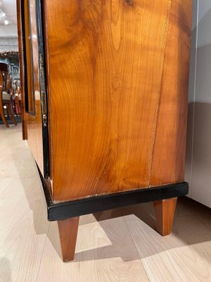 Biedermeier Bookcase in Cherry Veneer, 1820-NNB-1788051