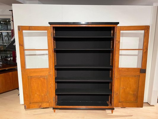 Biedermeier Bookcase in Cherry Veneer, 1820-NNB-1788051