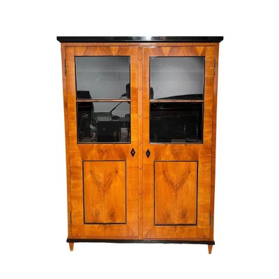 Biedermeier Bookcase in Cherry Veneer, 1820-NNB-1788051