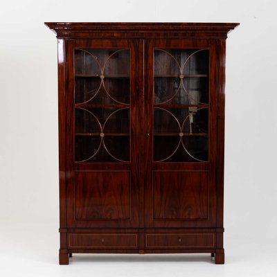 Biedermeier Bookcase in Mahogany, 1820s-VEI-1748776