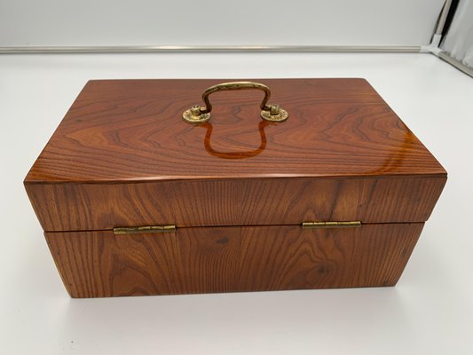 Biedermeier Box, Ash Veneer, South Germany, circa 1830-NNB-1111237