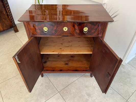 Biedermeier Brown Sideboard Trumeau-PXE-2019628