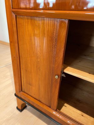 Biedermeier Cherry Fold-Up Chest with Roller Doors, Germany, 1830s-NNB-1377591