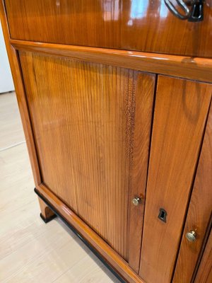 Biedermeier Cherry Fold-Up Chest with Roller Doors, Germany, 1830s-NNB-1377591