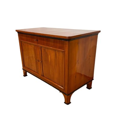 Biedermeier Cherry Fold-Up Chest with Roller Doors, Germany, 1830s-NNB-1377591