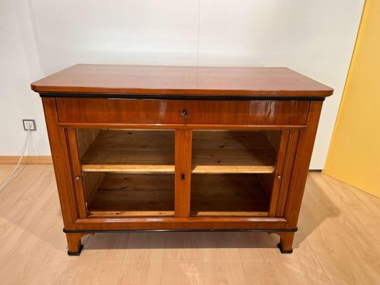 Biedermeier Cherry Fold-Up Chest with Roller Doors, Germany, 1830s-NNB-1377591