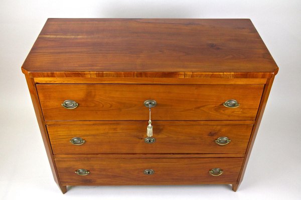 Biedermeier Cherrywood Chest of Drawers, Austria, 1830s-TQA-1410642