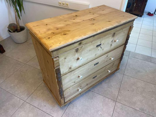 Biedermeier Chest of Drawers in Pine-PXE-2039013