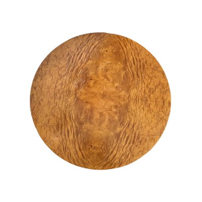 Biedermeier Circular Walnut Round Table, 1800s-TCS-1373161