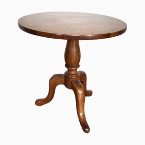 Biedermeier Circular Walnut Round Table, 1800s-TCS-1373161