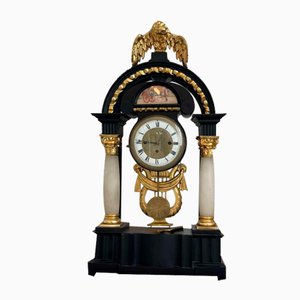 Biedermeier Clock with Musical Movement-PXE-1704472