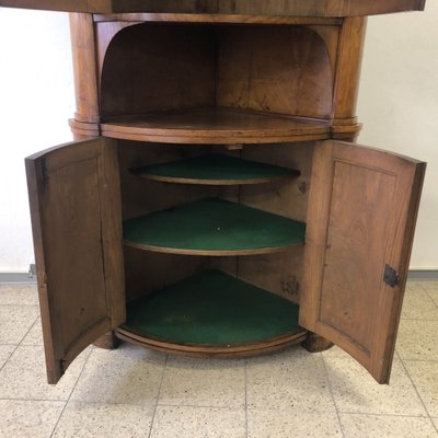 Biedermeier Corner Cabinet in Ash, 1840-QVR-1774560