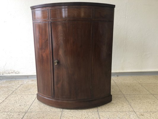 Biedermeier Corner Cabinet in Mahogany, 1840-QVR-1774533