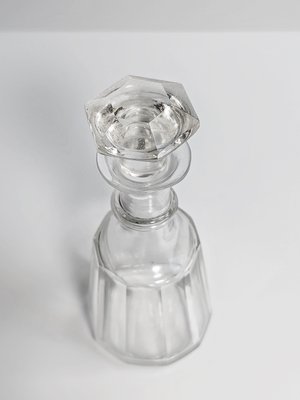 Biedermeier Crystal Glass Bottle with Stopper, 1890s-VTK-2032397