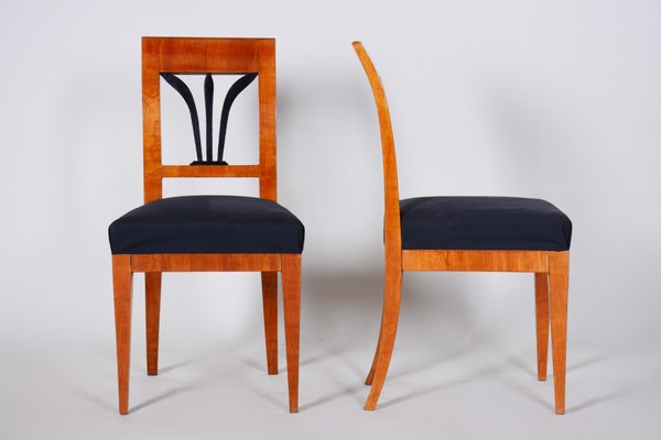 Biedermeier Czech Cherrywood Chairs, 1820s, Set of 2-WHY-588896