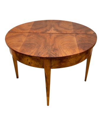 Biedermeier Demi Lune Fold-Out Table in Walnut-WFJ-2024460