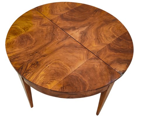 Biedermeier Demi Lune Fold-Out Table in Walnut-WFJ-2024460