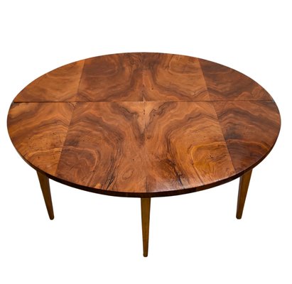 Biedermeier Demi Lune Fold-Out Table in Walnut-WFJ-2024460