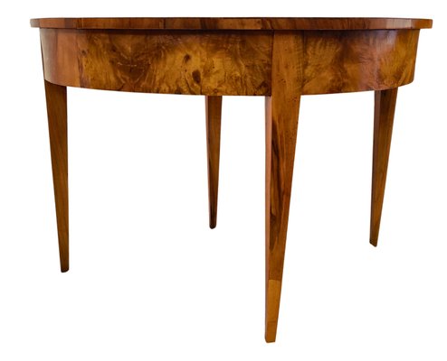 Biedermeier Demi Lune Fold-Out Table in Walnut-WFJ-2024460