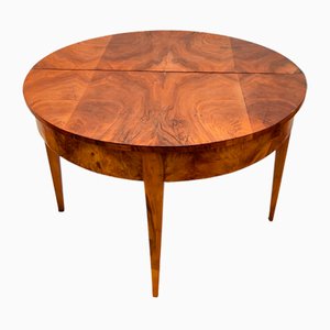 Biedermeier Demi Lune Fold-Out Table in Walnut-WFJ-2024460