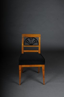 Biedermeier Dining Chair in Birch, 19th Century-FLW-1402137