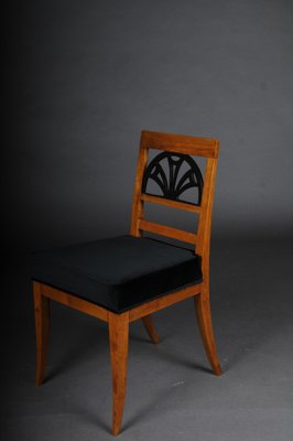 Biedermeier Dining Chair in Birch, 19th Century-FLW-1402137