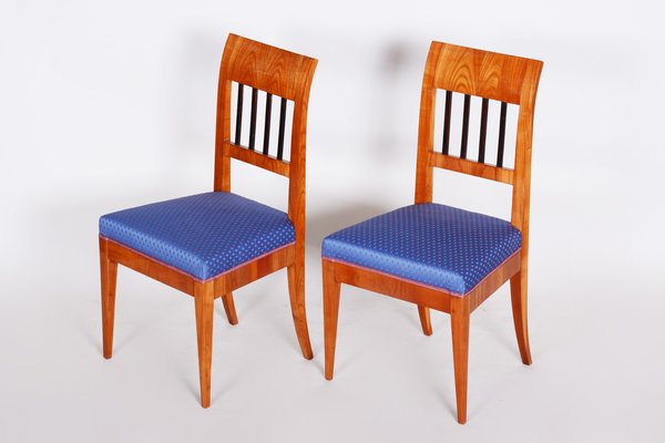 Biedermeier Dining Chairs in Cherry Tree, 1820s, Set of 2-WHY-1767485