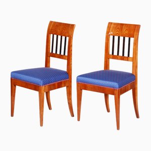 Biedermeier Dining Chairs in Cherry Tree, 1820s, Set of 2-WHY-1767485