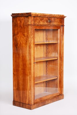 Biedermeier Display Bookcase, Walnut, Czech, 1830s-WHY-1778038