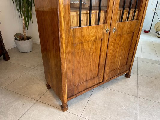 Biedermeier Display Cabinet in Walnut-PXE-2041664