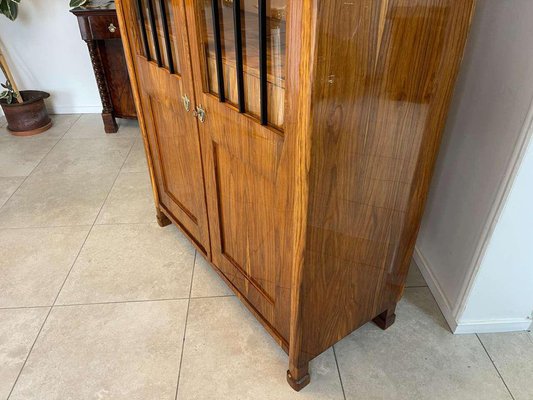 Biedermeier Display Cabinet in Walnut-PXE-2041664