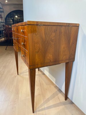 Biedermeier Dressing Table in Walnut Veneer, 1830-NNB-1780832