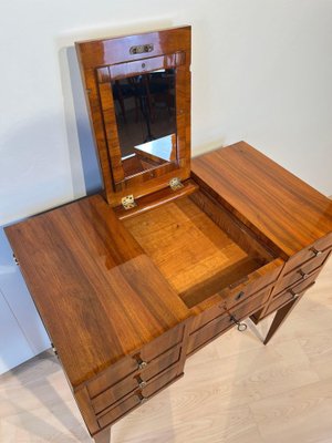 Biedermeier Dressing Table in Walnut Veneer, 1830-NNB-1780832