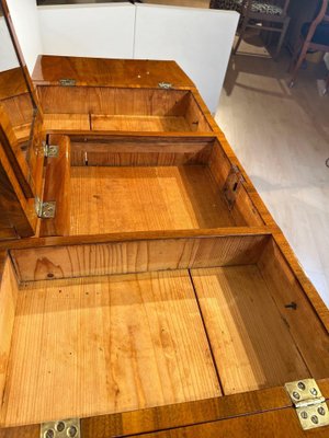 Biedermeier Dressing Table in Walnut Veneer, 1830-NNB-1780832