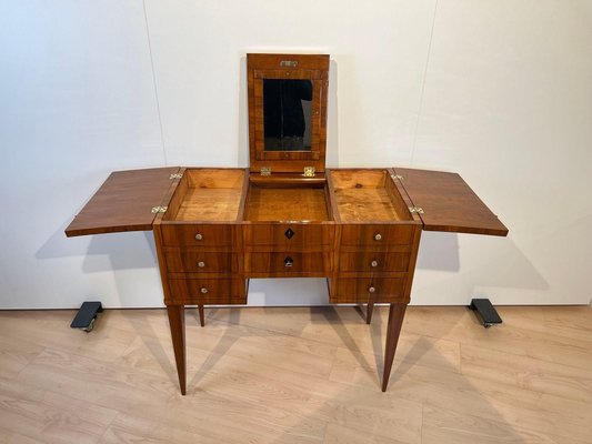 Biedermeier Dressing Table in Walnut Veneer, 1830-NNB-1780832