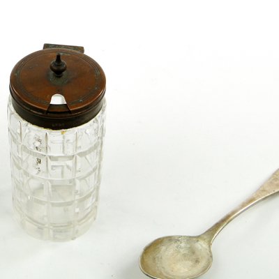 Biedermeier German Mustard Container, 1930s-BKO-1801342