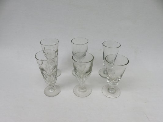 Biedermeier Glasses, Set of 6-EY-1372186