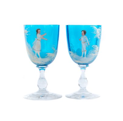 Biedermeier Goblets, 1860s, Set of 2-FSD-846151