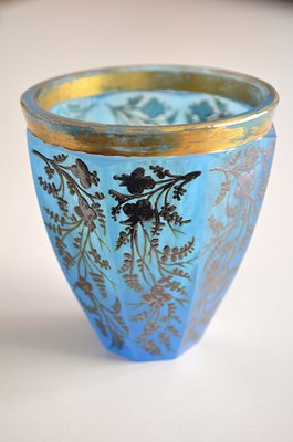 Biedermeier Goblin in Blue Glass, Austria, 1825-OV-1760321