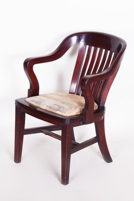 Biedermeier Mahogany Armchair, Germany, 1840s-WHY-1767493