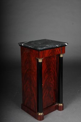 Biedermeier Mahogany Bedside Table-FLW-1402284