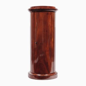 Biedermeier Pillar Cabinet in Mahogany-OGW-1770799