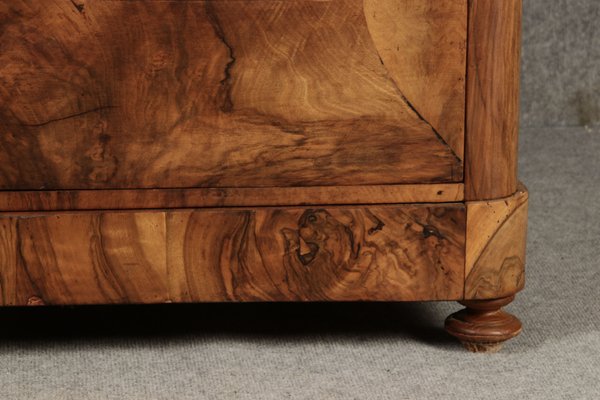 Biedermeier Secretary Chest in Walnut, 1830s-DXD-1790759